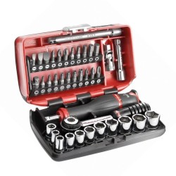 Coffret Compact de Serrage et Vissage FACOM 1/4'' 6 pans métrique
