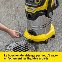 Aspirateur/souffleur de chantier eau et poussières KARCHER WD6.